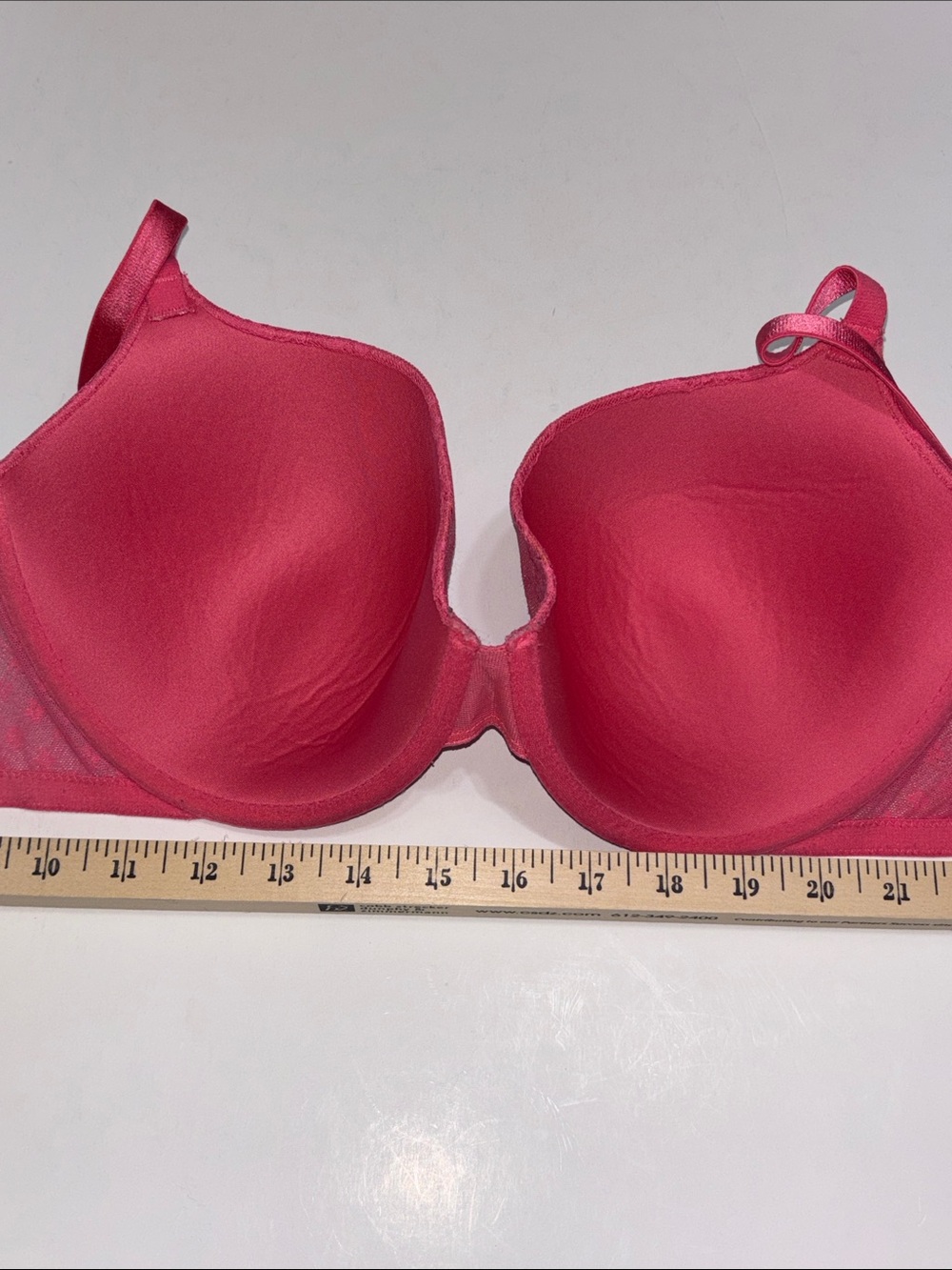 Victoria’s Secret Lined Demi Bra 38D Coral Pink - Picture 10 of 16